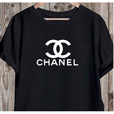 chanel logo t shirt for sale|Chanel logo shirts for women.